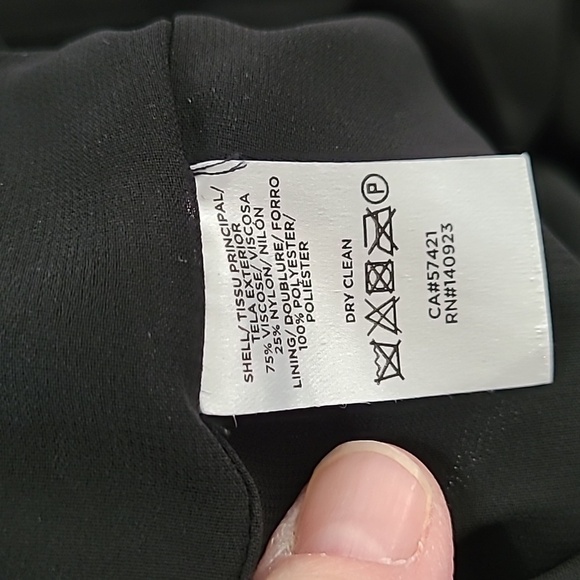 LOFT Dark Charcoal Grey Velvet Sleeveless Double V-neck Top size XXL - Picture 5 of 7